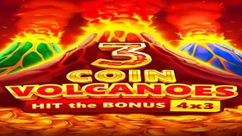 3 Coin Volcanoes slot logo