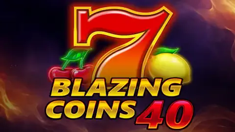 Blazing Coins 40 slot logo