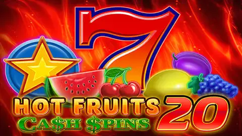 Hot Fruits 20 Cash Spins slot logo