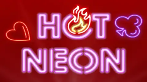 Hot Neon slot logo