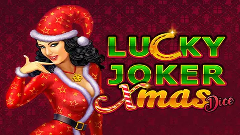 Lucky Joker Xmas Dice slot logo