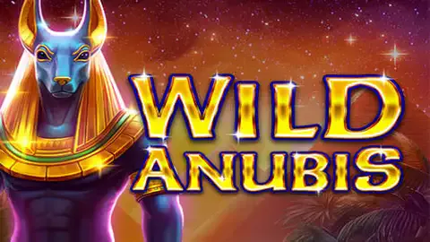 Wild Anubis slot logo