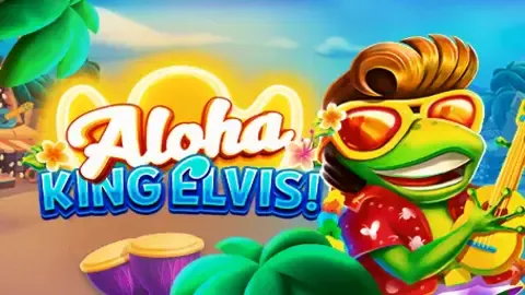 Aloha King Elvis slot logo
