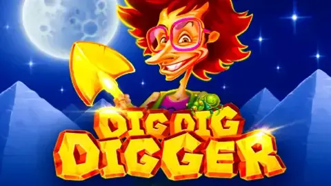 Dig Dig Digger slot logo