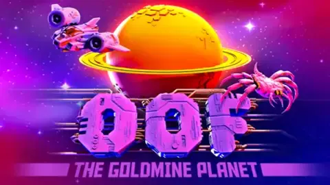 OOF The Goldmine Planet slot logo