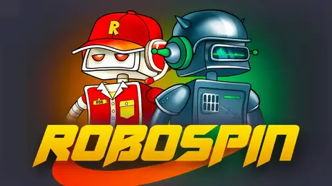 Robospin game logo