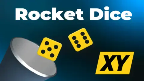 Rocket Dice XY game logo