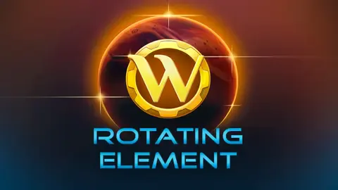 Rotating Element slot logo