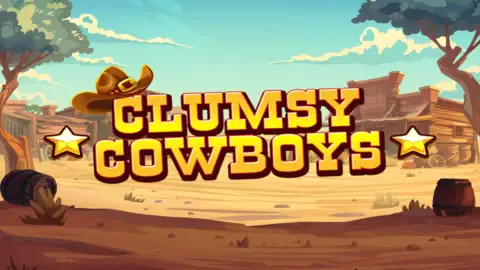 Clumsy Cowboys slot logo