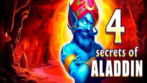 4 Secrets of Aladdin slot logo