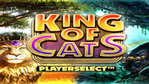King of Cats slot logo