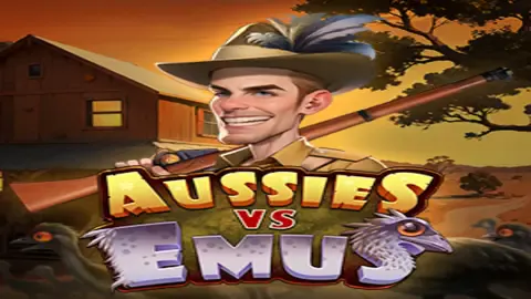 Aussies vs Emus slot logo