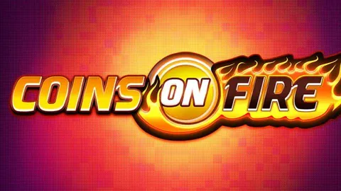 Coins on Fire slot logo