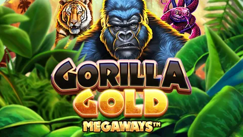 Gorilla Gold Megaways slot logo