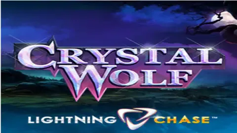 Crystal Wolf Lightning Chase slot logo