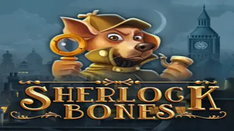 Sherlock Bones slot logo