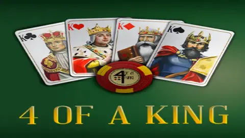 4 Of A King slot logo