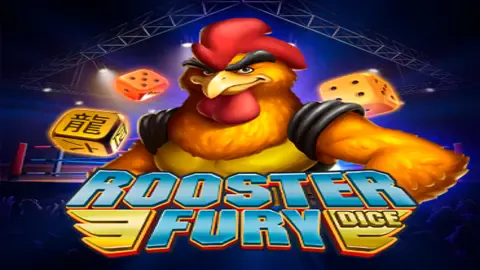 Rooster Fury Dice slot logo