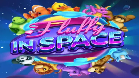 Fluffy in Space slot logo