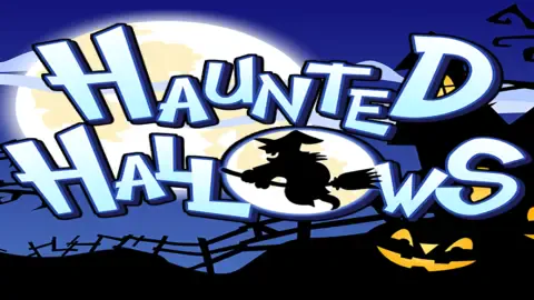 Haunted Hallows slot logo