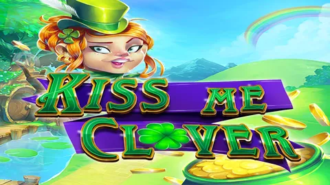 Kiss Me Clover slot logo