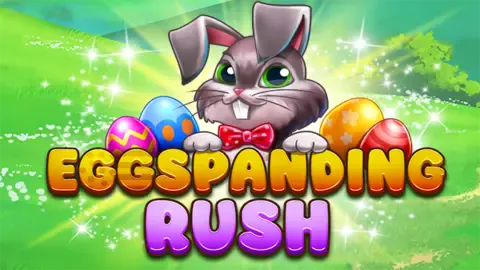 Eggspanding Rush slot logo