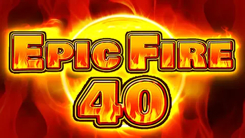 Epic Fire 40 slot logo
