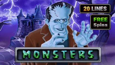 Monsters slot logo