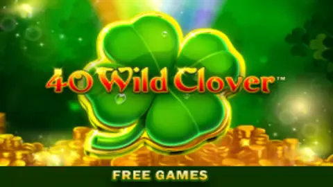 Redstone 40 Wild Clover slot logo