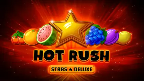 Redstone Hot Rush Stars Deluxe slot logo