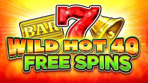 Wild Hot 40 Free Spins slot logo