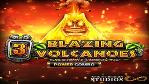 3 Blazing Volcanoes Power Combo slot logo