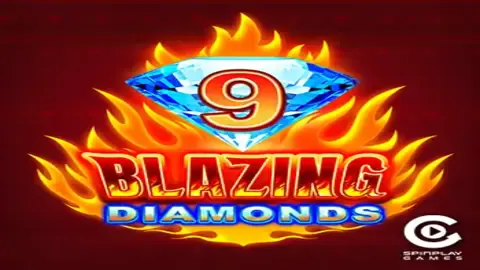 9 Blazing Diamonds slot logo