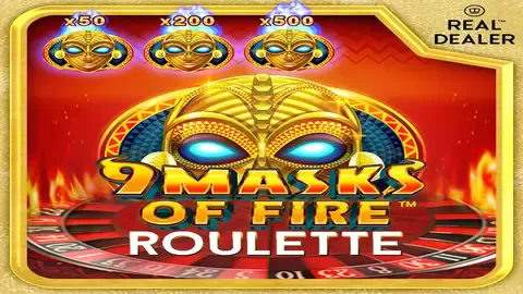 9 Masks of Fire Roulette game logo