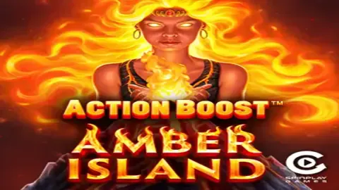 Action Boost Amber Island slot logo