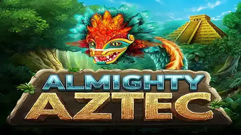 Almighty Aztec slot logo