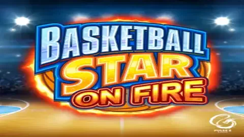 Basketball Star on Fire slot logo