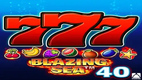 Blazing Sea 40 slot logo