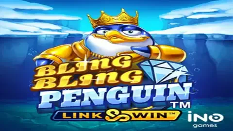 Bling Bling Penguin slot logo