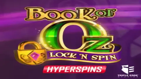 Book of Oz Lock N Spin slot logo