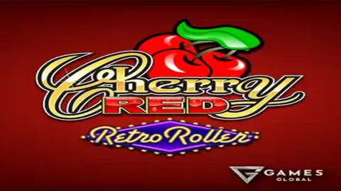 Cherry Red Retro Roller slot logo