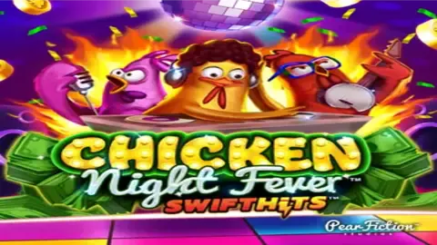 Chicken Night Fever slot logo
