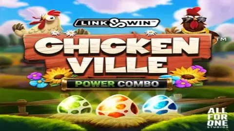 Chickenville POWERCOMBO slot logo