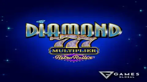 Diamond 777 Multiplier Retro Roller slot logo