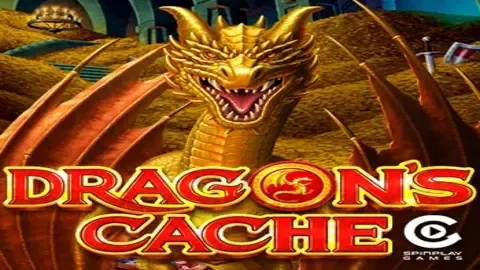 Dragons Cache slot logo