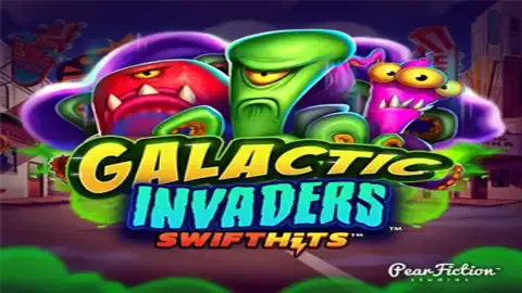 Galactic Invaders slot logo