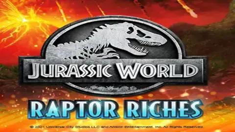 Jurassic World Raptor Riches slot logo