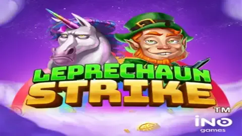 Leprechaun Strike slot logo