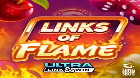 Links of Flame slot logo