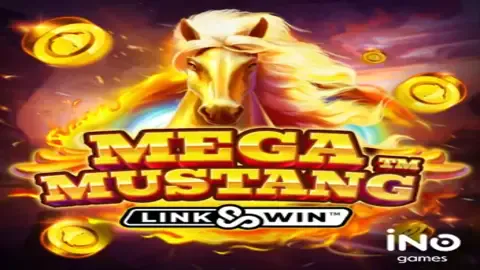 Mega Mustang slot logo